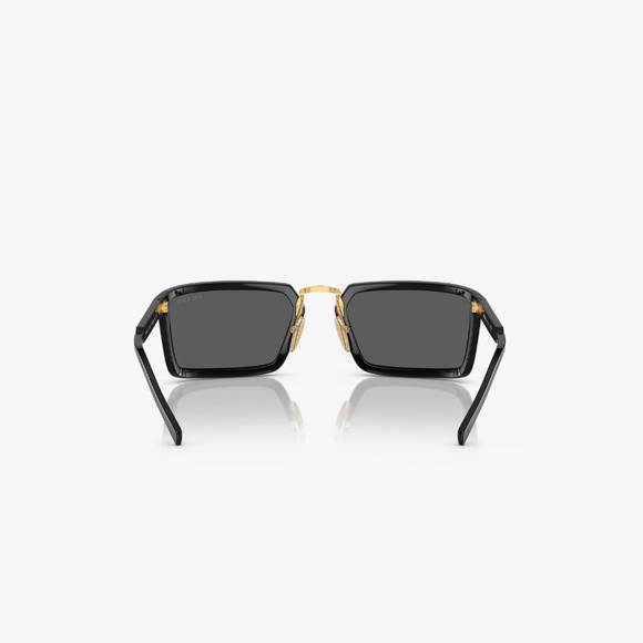 Prada A11 1AB5S0 62 Dark Gray Gold Sunglasses SPRA11 - Picture 3 of 5